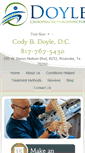 Mobile Screenshot of doylechiro.com